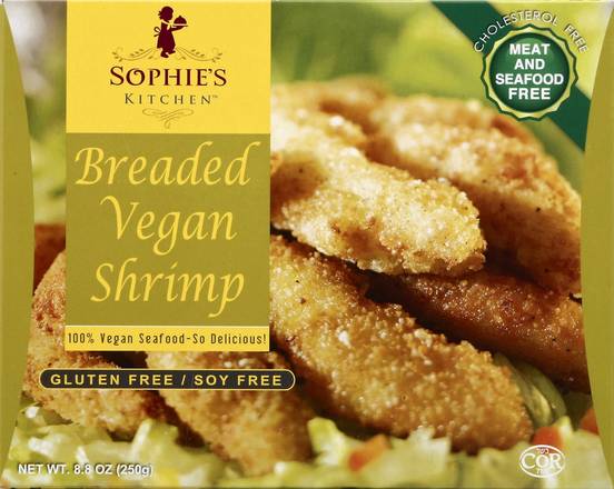 Sophie's Kitchen Gluten Free Breaded Vegan Shrimp