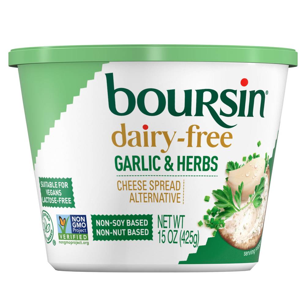 Boursin Dairy Free Spread, Garlic Herb (15 oz)