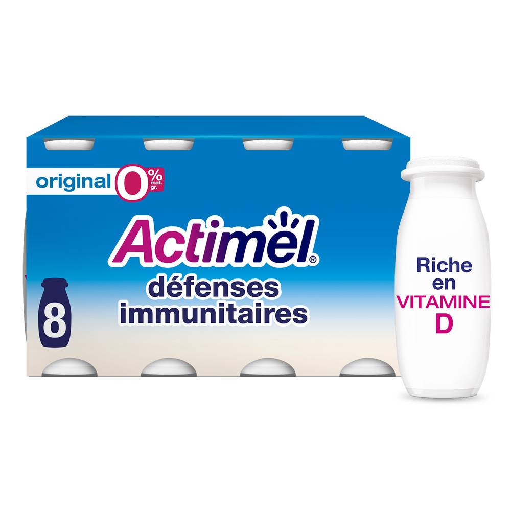 Actimel - Yaourt à boire nature  (8 unités)