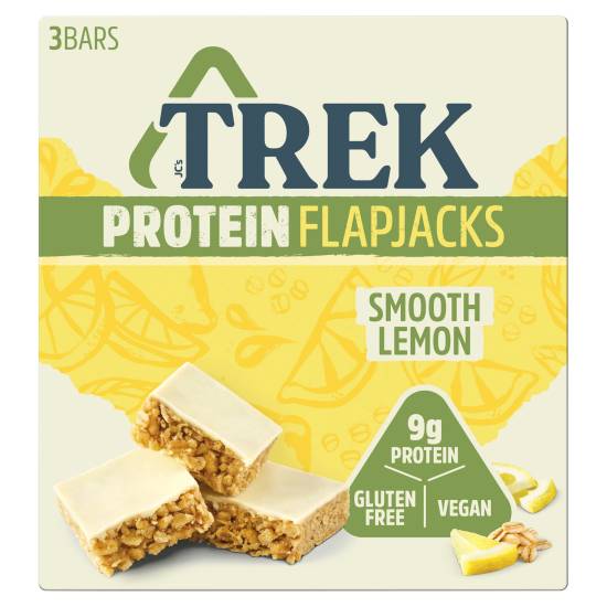 Trek Protein Flapjacks Smooth Lemon 3 X 50g