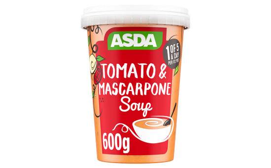 ASDA Tomato & Mascarpone Soup 600G