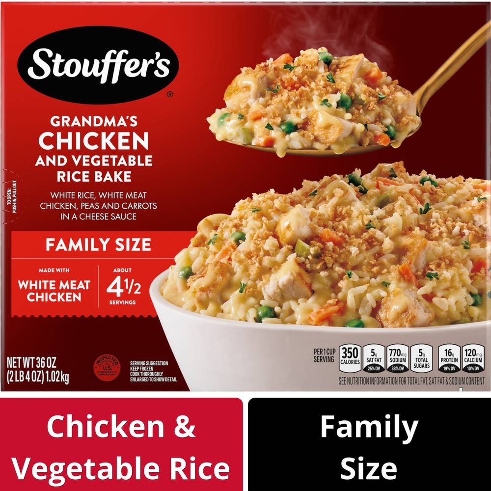 Stouffer's Grandma's Chicken & Vegetable Rice Bake (36 oz)