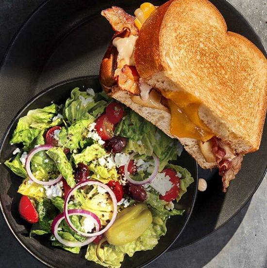 Sandwich and Salad
