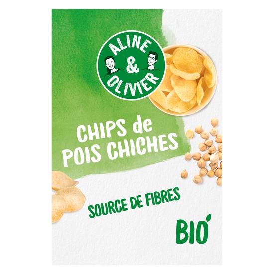 Aline & Olivier - Chips de pois chiches biologiques