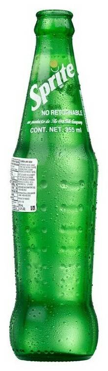 Sprite Lemon Lime Mexican Soda Bottle 11.8oz