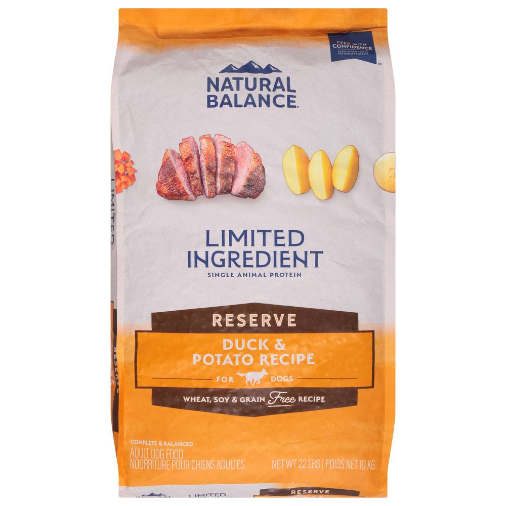 Natural Balance Limited Ingredient Adult Reserve Recipe Dog Food (duck & potato)