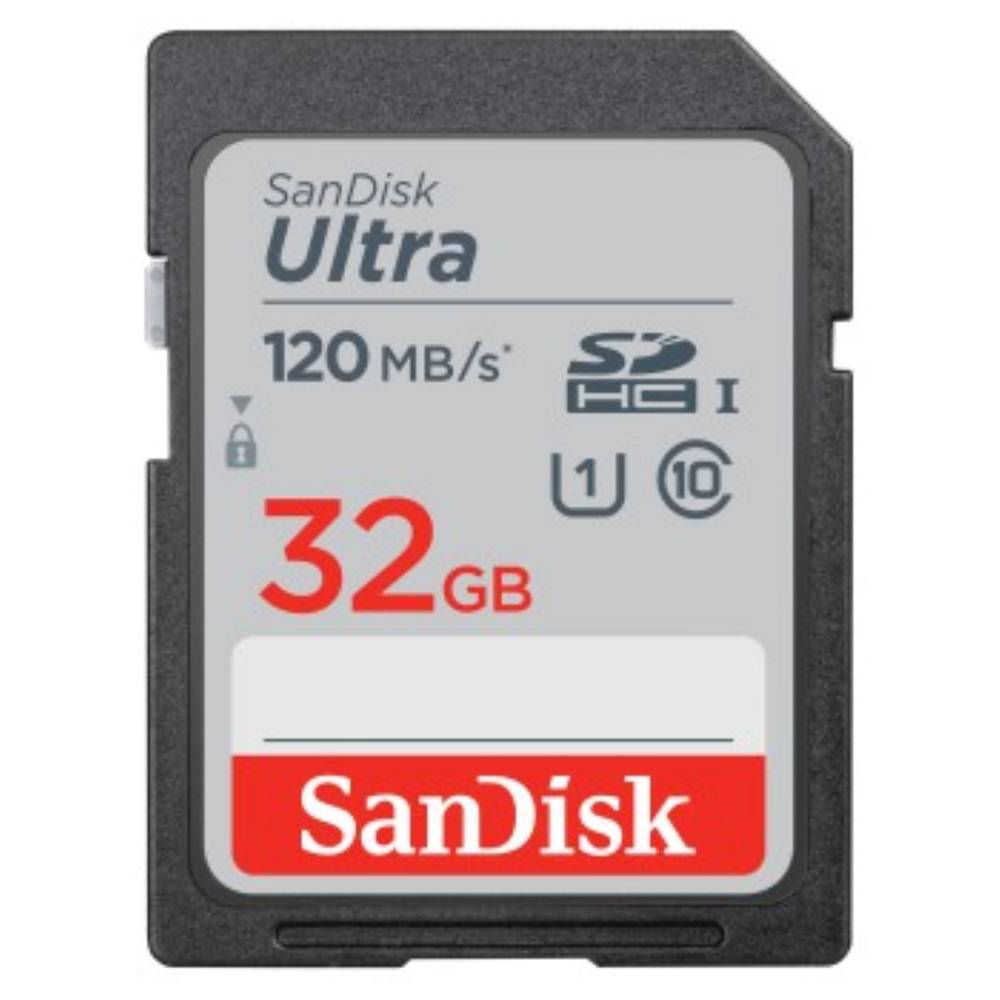 SanDisk - Sdhc ultra 32gb (class 10/uhs-i/120mb/s)