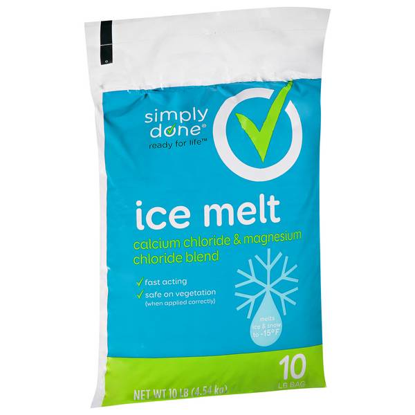 Simply Done Ice Melt Salt Bag