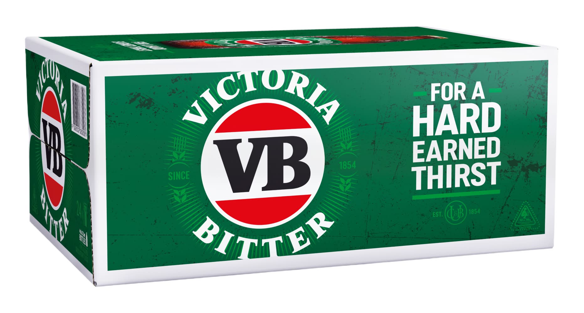 Victoria Bitter Bottle 375mL x Pack 24