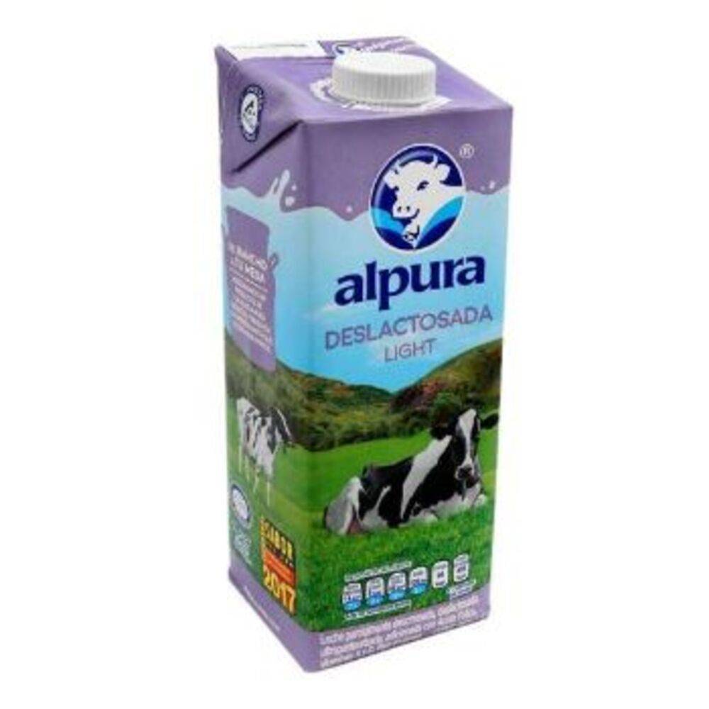 Alpura leche deslactosada light (1 l)
