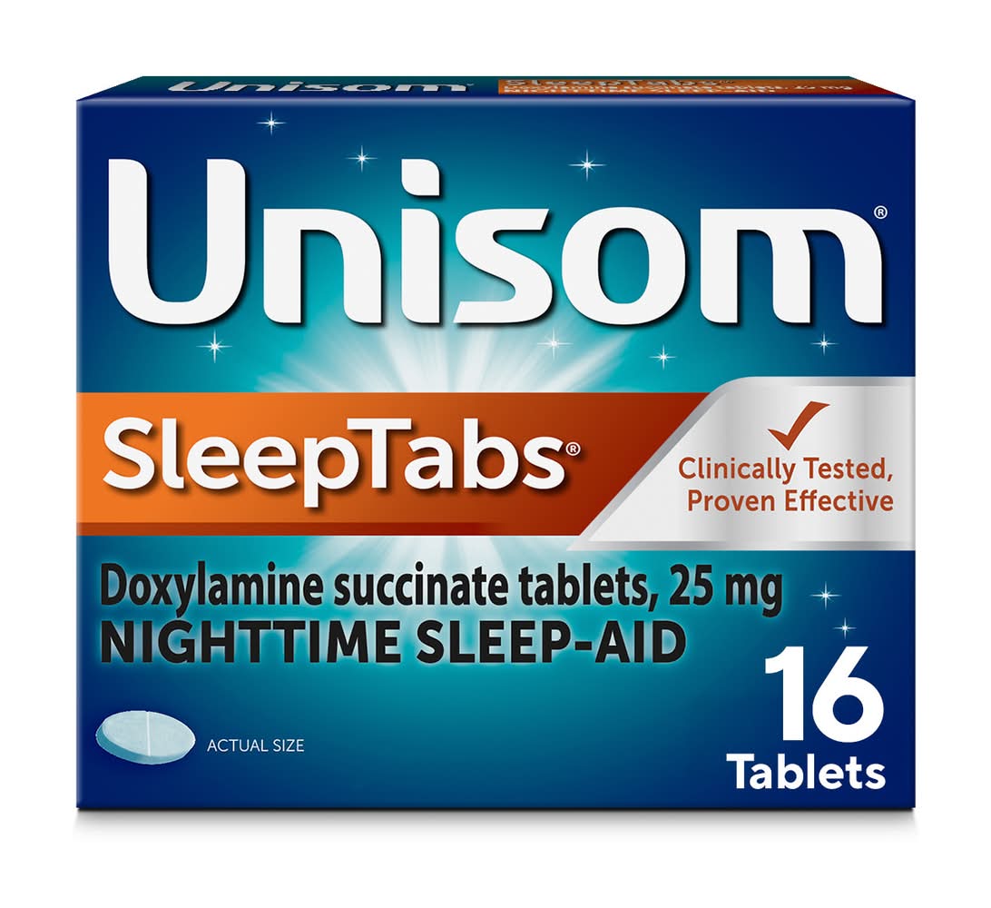 Unisom Nighttime Sleep-Aid Tablets (0.32 oz)