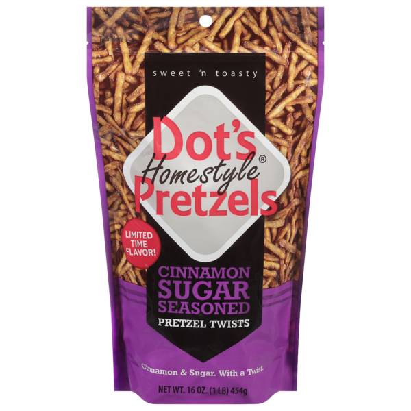 Dot's Cinnamon Sugar Seasoned Homestyle Pretzels 16oz