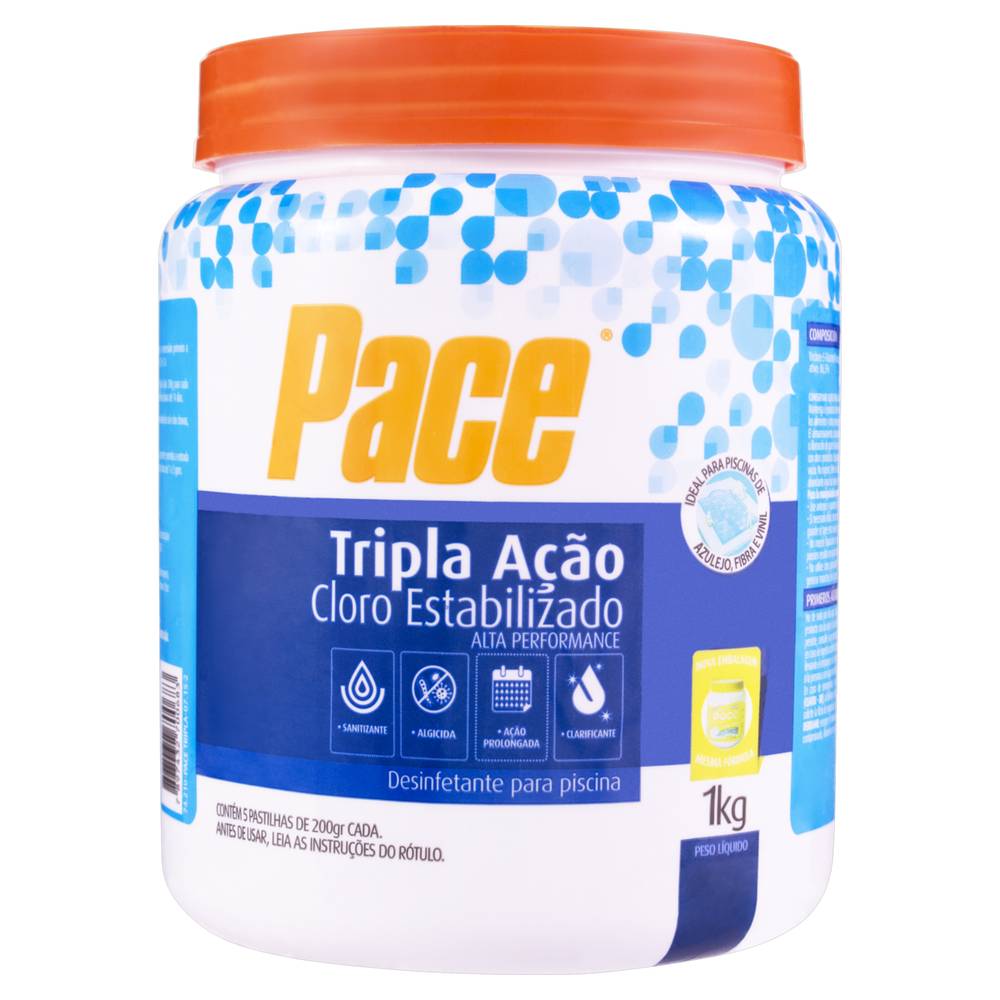 Pace pastilhas tripla ação cloro estabilizado (1 kg)