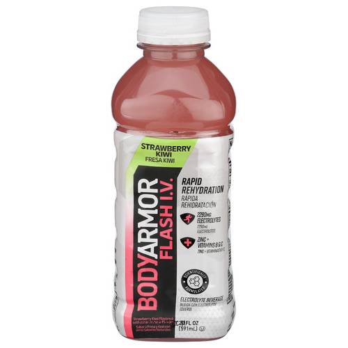 Body Armor Strawberry Kiwi Flavored Flash I.V. Electrolyte Beverage