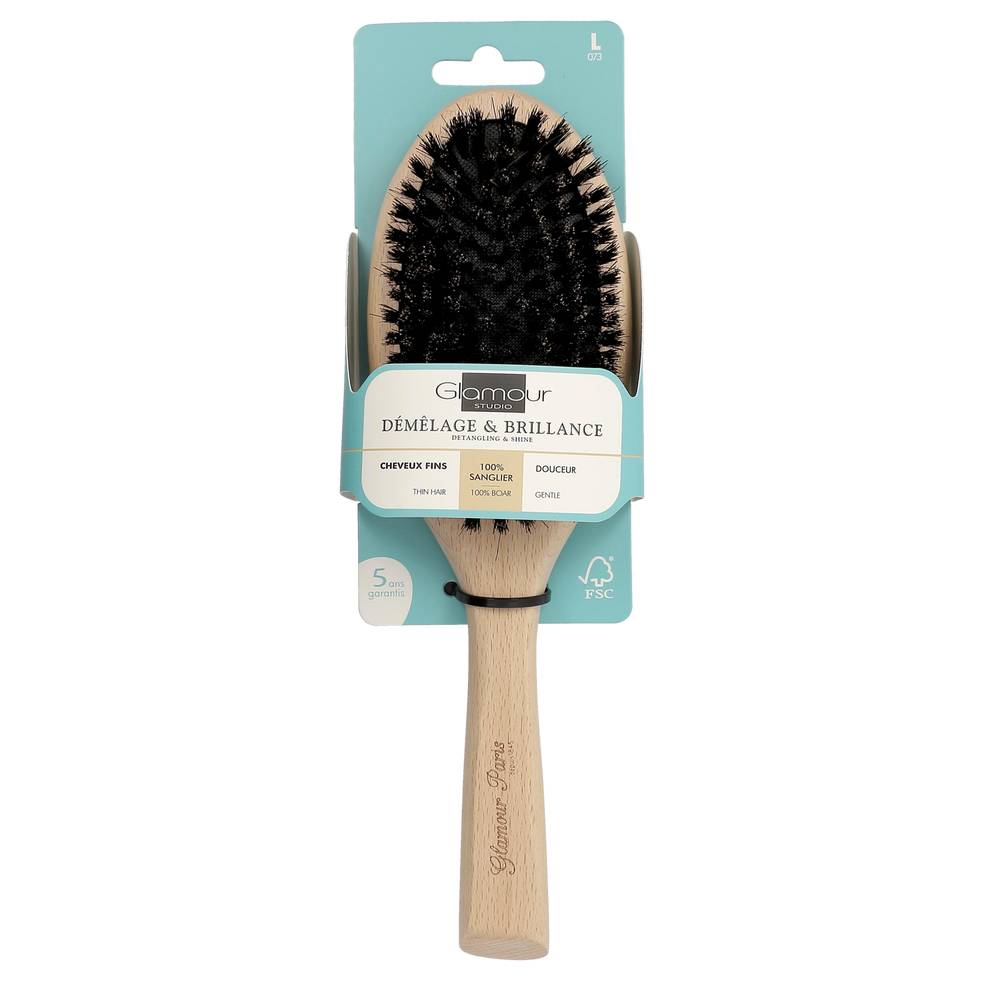 Glamour Paris - Brosse cheveux lissage brillance