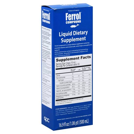 Ferrol Liquid Dietary Supplement (16.9 fl oz)