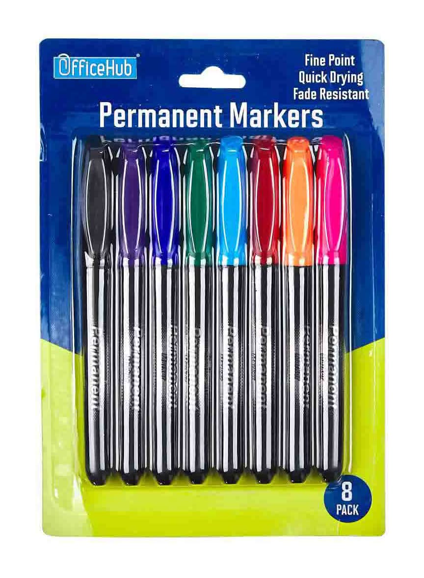Officehub Permanent Markers 8 Ct