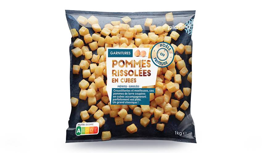 Pommes rissolées en cubes