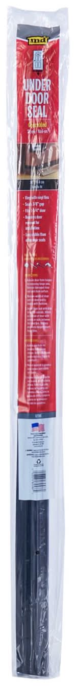 M-D Brown Vinyl Door Bottom For Doors 36 In. L X 1 In.
