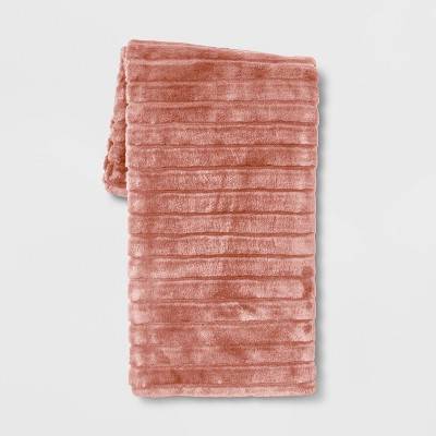 Threshold Faux Fur Throw Blanket - Thumbnail 5