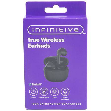 Infinitive True Wireless Earbuds, Black