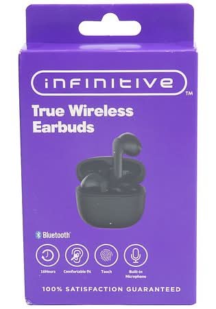 Infinitive True Wireless Earbuds, Black
