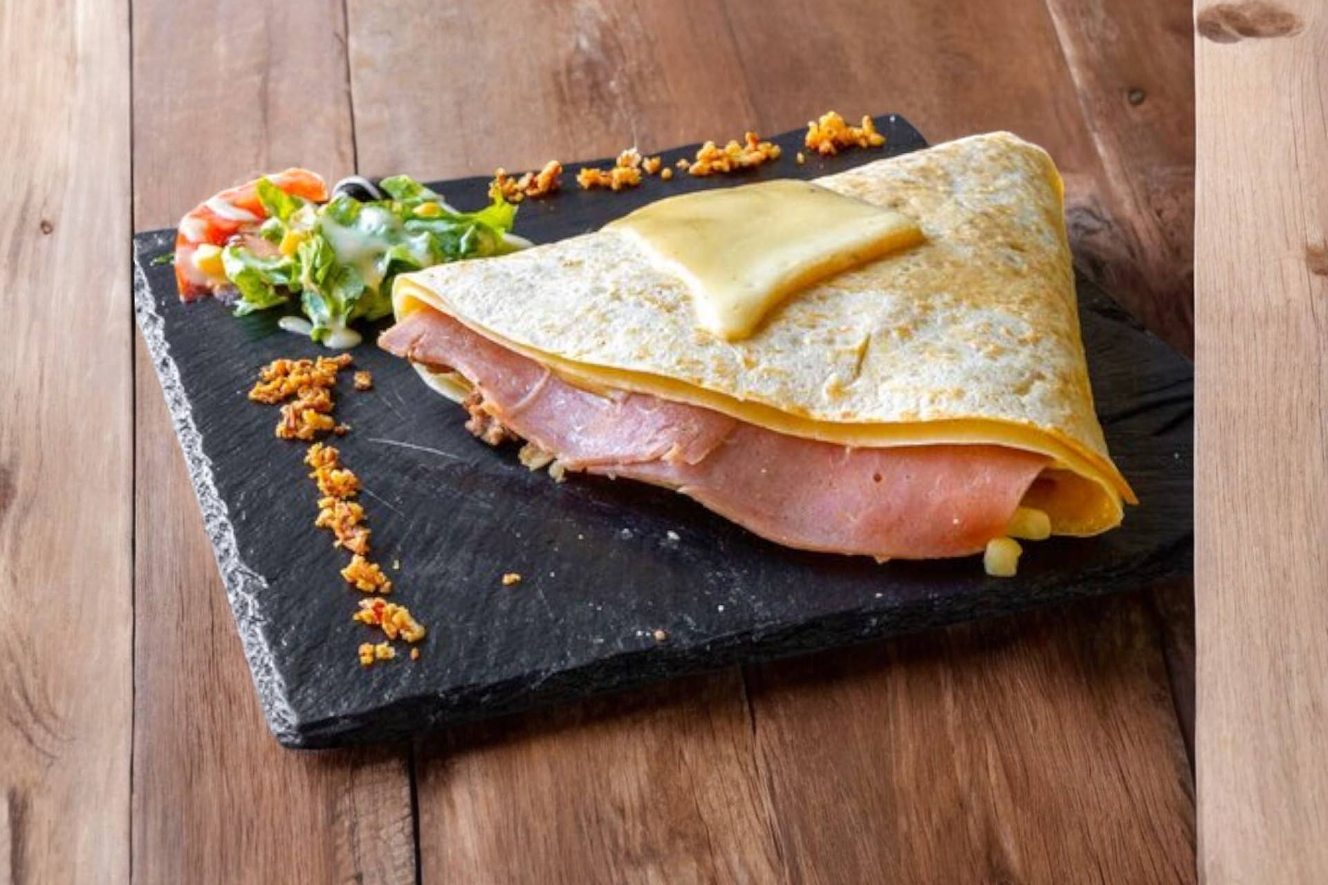 Crêpe fromage jambon 🧀