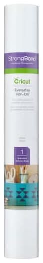 Cricut Everyday On-Iron Vinyl, 12" x 24", White