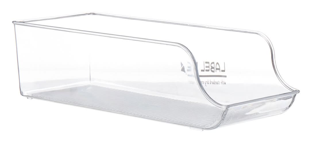 Gourmet Kitchen Fridge Can Organizer Storage Bin Clear