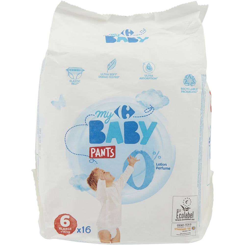 Carrefour Baby - Couches pants taille 6 to16 kg