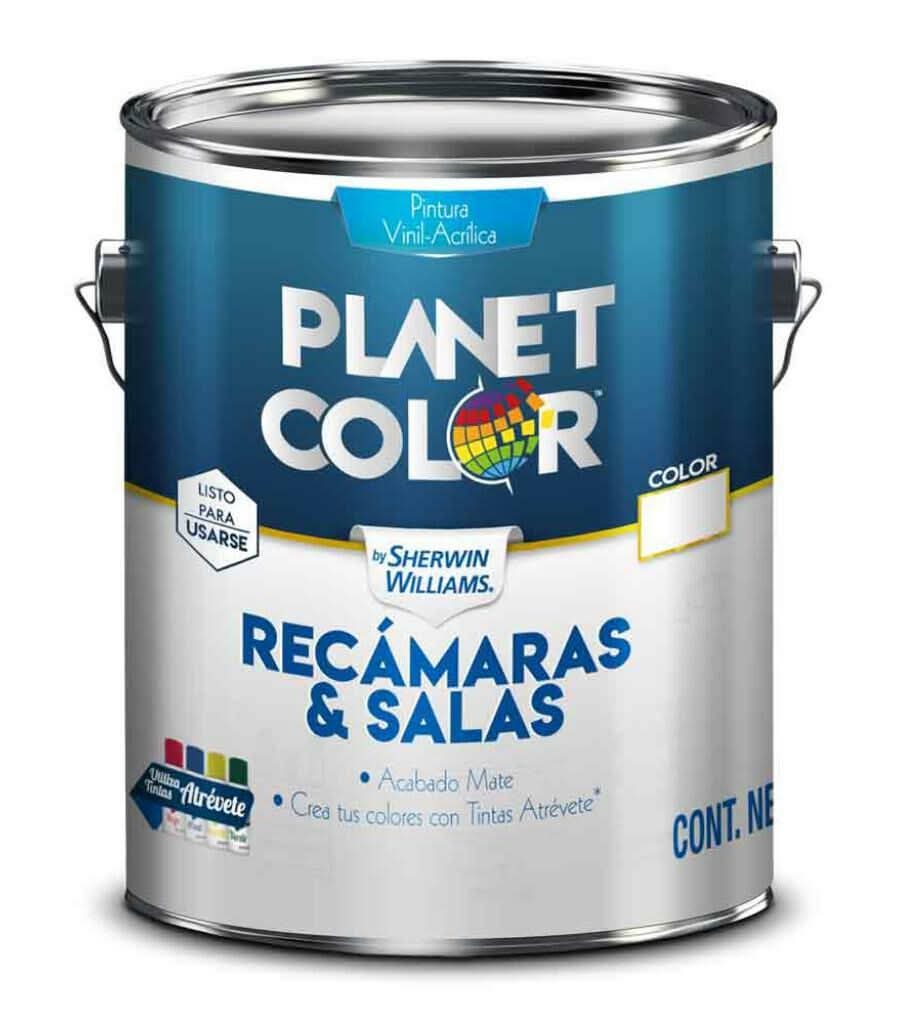 Sherwin Williams · Pintura vinílica planet color, blanco (3,79 L)