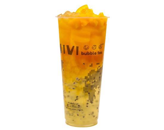 Peach Aloe Fruit Tea 蜜桃蘆薈鮮果茶