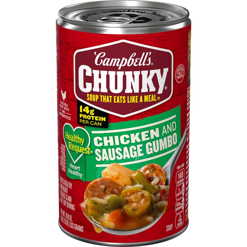 Campbell's Chunky Chicken & Sausage Gumbo Soup (18.8 oz)