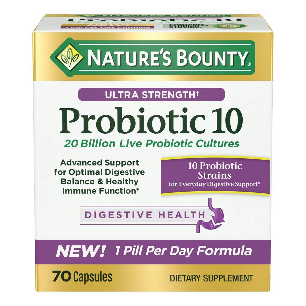 Nature's Bounty Ultra Strength Probiotic 10 (70 ct)
