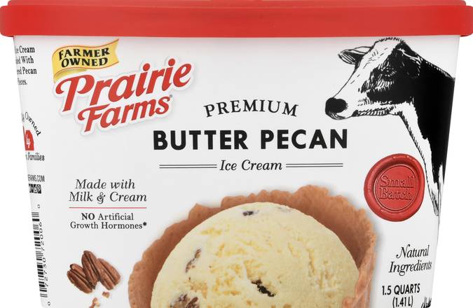 Prairie Farms Premium Butter Pecan Ice Cream