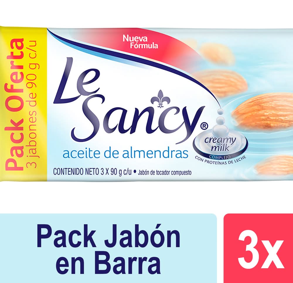 Le Sancy pack jabón en barra (3 un)