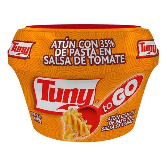 Tuny atún con pasta y salsa de tomate (bote 140 g)