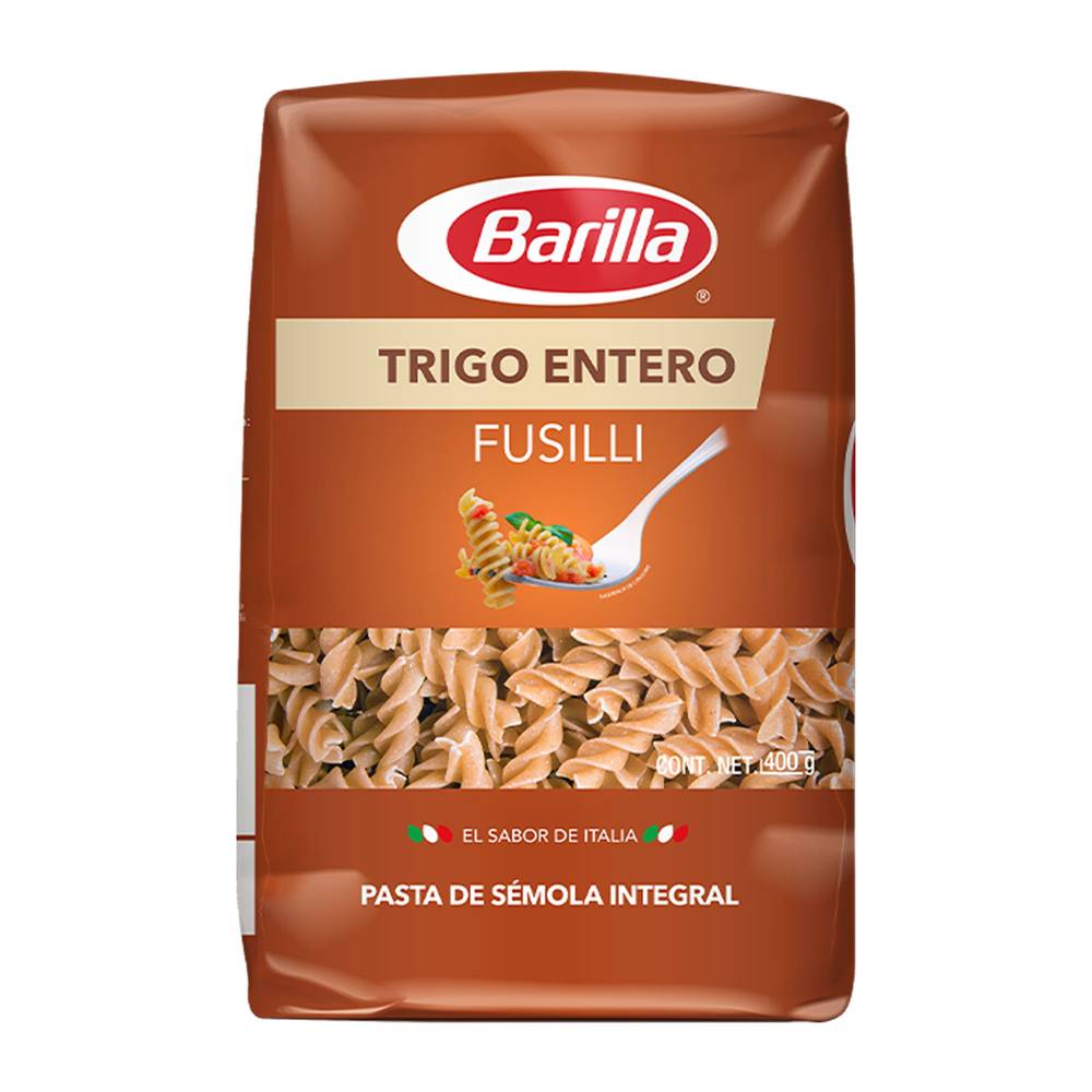 Barilla pasta trigo entero fusilli