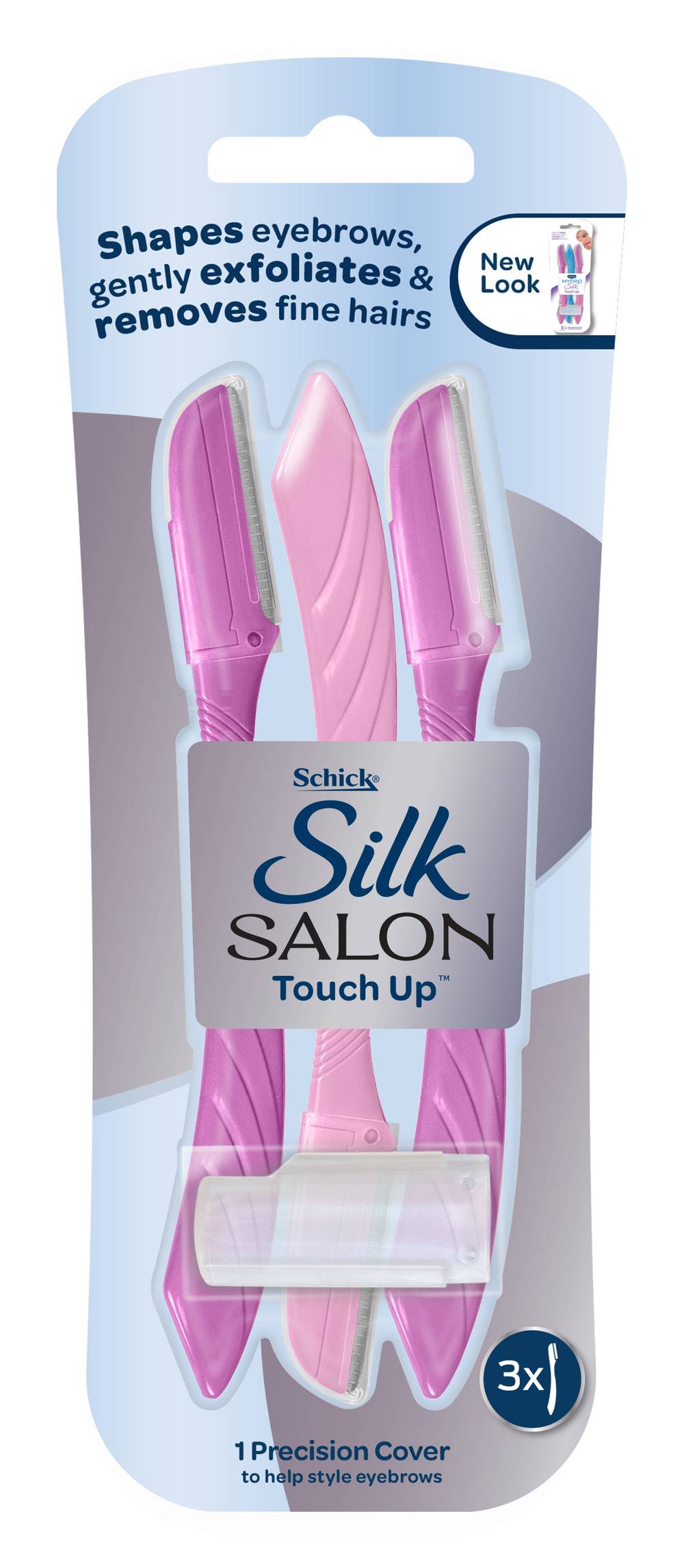 Schick Hydro Silk Touch Up Disposable Eyebrow Razors (3 pack)