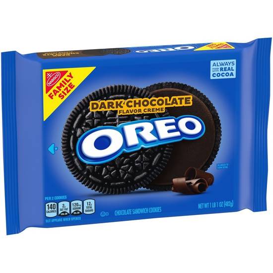 Oreo · Dark Chocolate Flavor Creme Sandwich Cookies (17 oz)