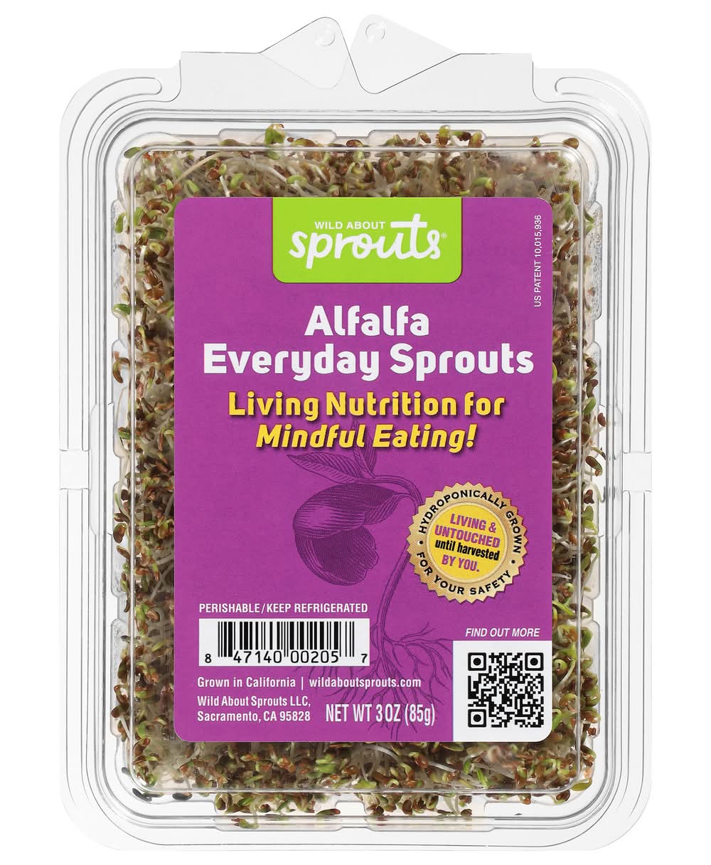 Wild About Sprouts Nuty and Mild Alfalfa (3 oz)