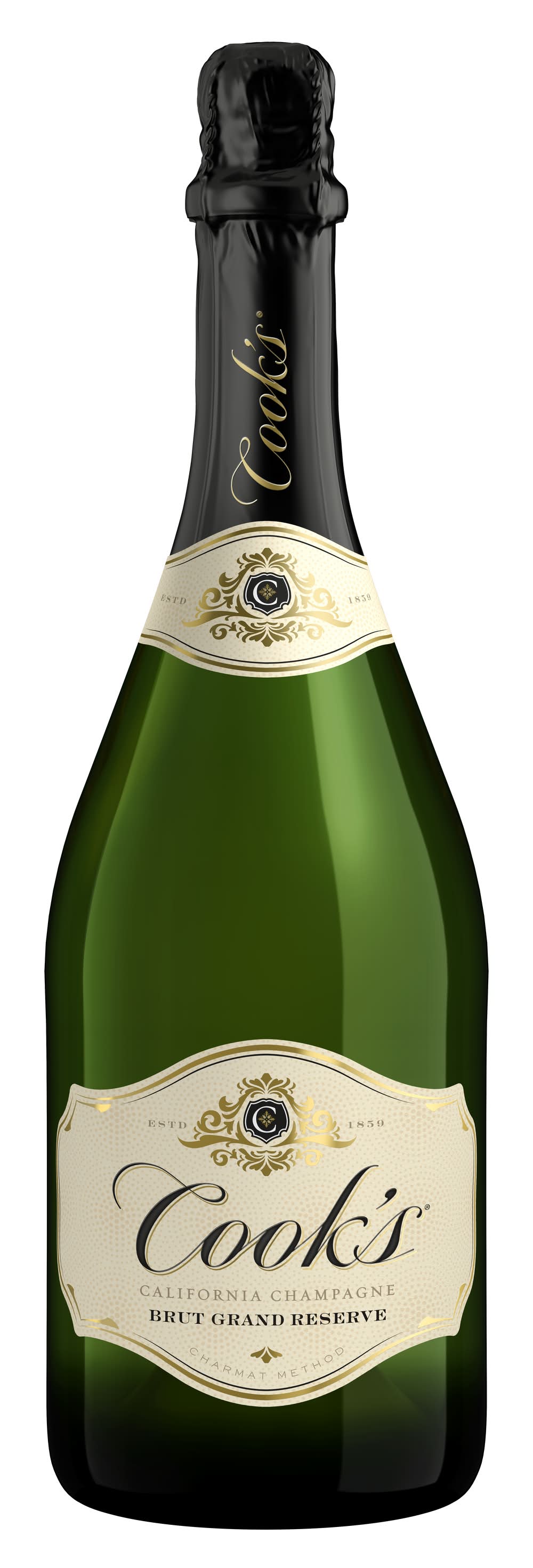 Cook's California Champagne Brut Grand Reserve White Sparkling Wine (750 ml)
