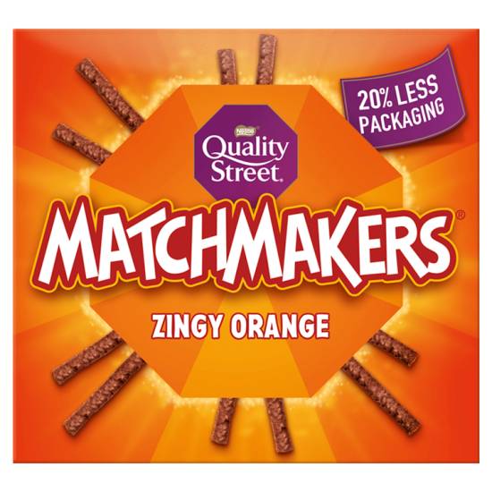 Nestlé Quality Street Matchmakers Zingy Orange Chocolate Box (120g)