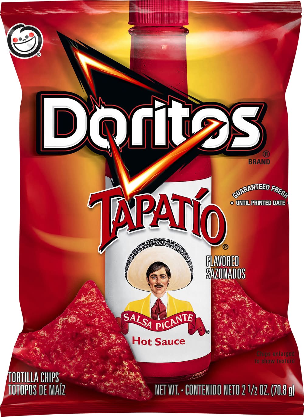 Doritos Tortilla Chips, Tapatio (2.5 oz)