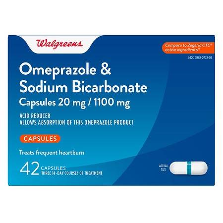 Walgreens Omeprazole 20 mg With Sodium Bicarbonate Capsules