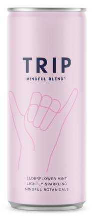 Trip Elderflower Mint Mindful Blend Seltzer (12 fl oz)