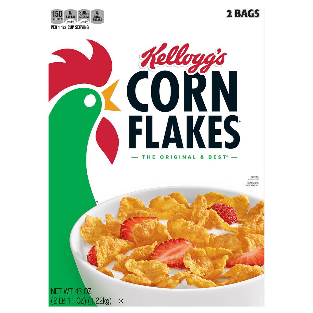 Kellogg's Corn Flakes Original Cereal (2.69 lbs)