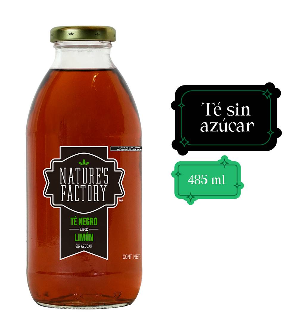 Nature's Factory · Té negro, limón (485 ml)