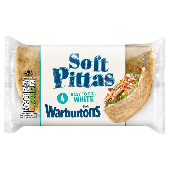 Warburtons Soft Pittas (4 pack)