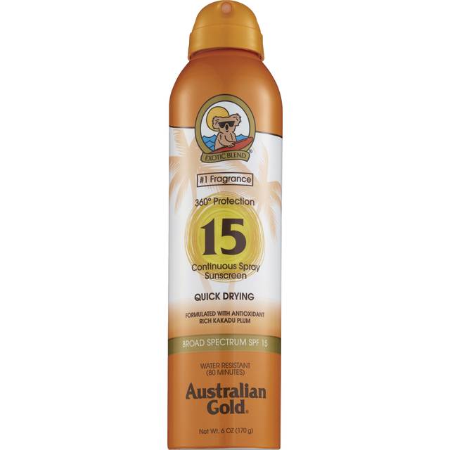 AUSTRALIAN GOLD CONTINUOUS SPRAY CLEAR SPF15